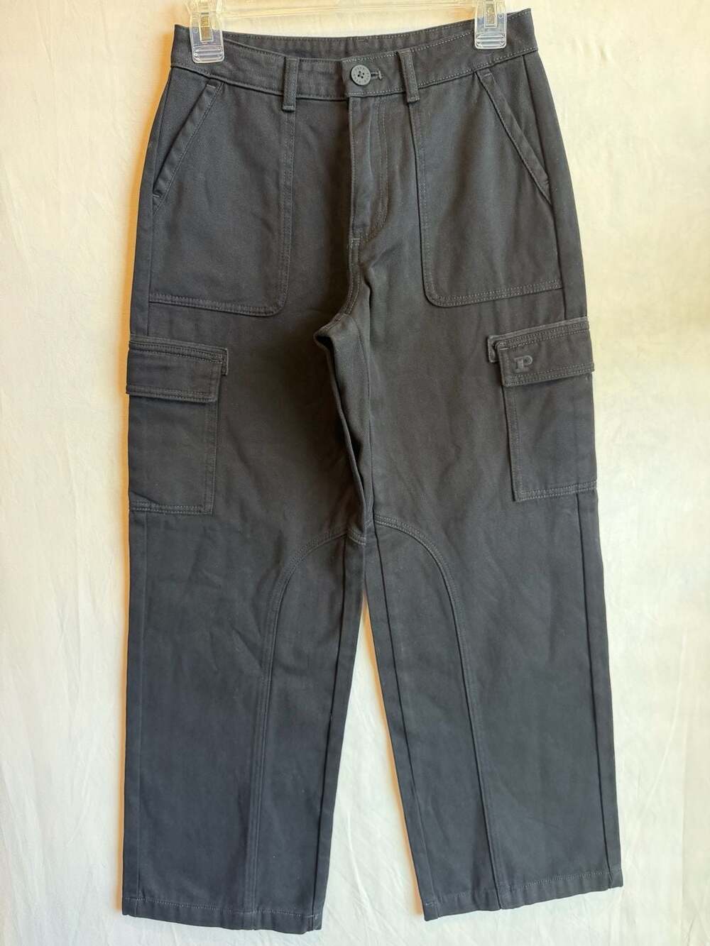 New Pink Victoria's Secret Cargo Utility Pants High-Waist Wide-Leg